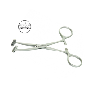 Pinzas de Presión Martel Pitanguy de Alta Calidad, 6.5 Pulgadas, Dientes Serrados, Mandíbulas Pinzadas, Instrumentos Quirúrgicos de Acero Inoxidable Alemán, CE ISO - Product Image 1