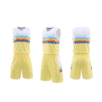 Maillot de basket-ball de qualité supérieure, nouvelles couleurs personnalisées, uniforme de basket-ball respirant, tissu respirant, directement de l'usine
