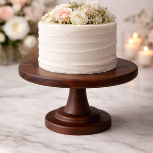 Support à gâteau réglable en bois, écologique et fait main, pour boulangeries et événements - Product Image 1