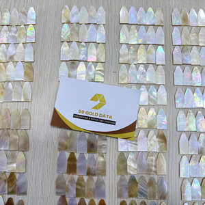 เปลือกหอยมุกธรรมชาติสีขาวใหม่ทรงสี่เหลี่ยมแบนจากเวียดนาม สำหรับใช้ทำกระเบื้องโมเสคและตกแต่งผนัง โดย 99 โกลด์ ดาต้า - Product Image 1
