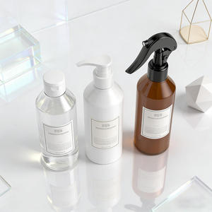 Wholesale 250ml 8oz PET Plastic Sloping-Shoulder Round <b>Pump</b> Sprayer <b>Bottle</b> for Lotion Skincare Cream Custom Cosmetic Packaging - Product Image 4