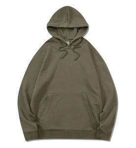 Vente en gros de sweat-shirts à capuche pour hommes en molleton français respirant de 550 g/m², imprimé avec des motifs, décontracté pour l'hiver, brodé, 100 % coton - Product Image 3