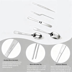 Juego de 5 Utensilios de Cocina para Emplatar, Pinzas, Espátula, Cuchara para Salsas, Proveedor en Pakistán - Product Image 5