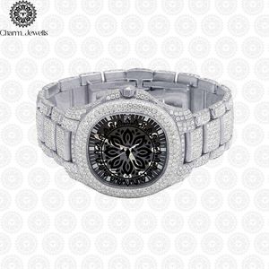 Charm_Jewells Women's Luxury Stainless Steel <b>Watch</b> 38mm Round Case Analog Quartz Sapphire Crystal Dial Folding Clasp - Product Image 1