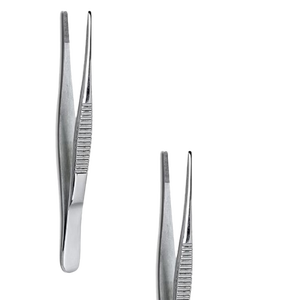 Pinzas de Cairns Dott con Mordazas Serradas Medianas de 2 mm de Ancho y 216 mm de Largo, Acero Inoxidable Quirúrgico, Manual, Certificación CE Clase I - Product Image 1