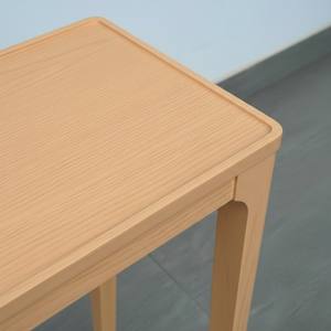 Table basse rectangulaire PKP moderne pour salon, style Vietnamien, en bois d'hévéa durable, placage MDF, finition blanc nacré et abricot sherbet - Product Image 3