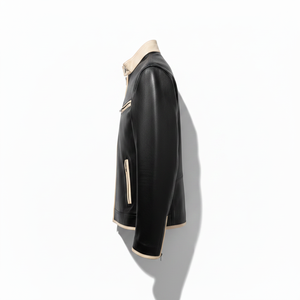 New High Quality Customized Logo <b>Leather</b> <b>Jackets</b> for <b>Men</b> and Solid Color New Style Fashion Outerwear High Quality - Product Image 6
