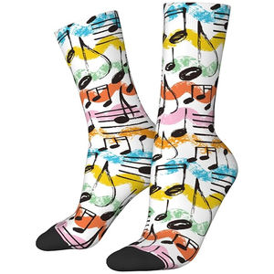 Custom Logo Sublimation <b>Socks</b> Wholesale <b>Polyester</b> Crew <b>Socks</b> Athletic Sports Breathable Printed <b>Socks</b> OEM for Men Women - Product Image 5