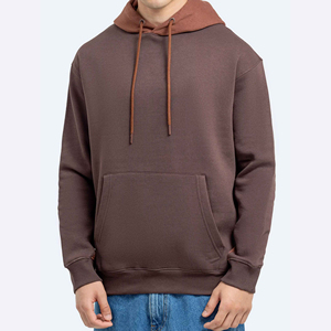 Sweat-shirts à capuche zippés pour hommes, coupe classique, en polaire, de haute qualité, vente en gros, unis, confortables, en polyester/coton, séchage rapide, respirants, pour l'hiver - Product Image 6