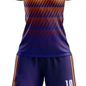 Conjunto de Uniforme de Voleibol para Mujer, Sublimado Personalizado, 100% Poliéster, Manga Corta, Cuello en V, Absorbe la Humedad, Ajustado - Product Image 5