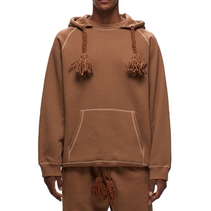 Conjunto Deportivo de Dos Piezas para Hombre, con Bordado Personalizado, Estilo Hip Hop, Sudadera con Capucha y Pantalones Deportivos, Diseño Artístico - Product Image 1