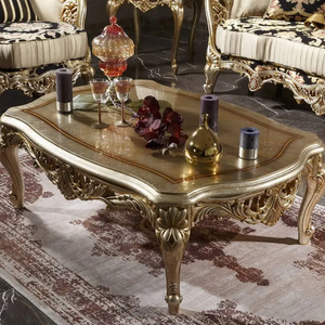 Juego de Sofás Seccionales de Madera de Caoba Sólida de Lujo, Tapizados, Tallados a Mano, Estilo Europeo, Muebles para Sala de Estar de Villa, Indonesia - Product Image 3