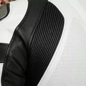 ชุดขับขี่มอเตอร์ไซค์หนังวัวแท้แบบสั่งทำพิเศษสำหรับผู้ชาย 2 ชิ้น หลายสี พร้อมอุปกรณ์ป้องกัน CE - Product Image 4