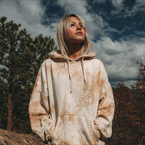 Sudadera con capucha corta vintage lavada para mujer, estilo urbano de invierno, con hombros caídos, efecto lavado a la piedra - Product Image 5