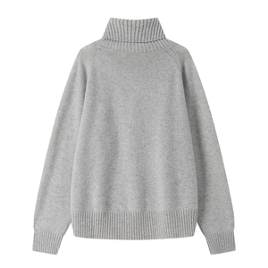 Cashmere <b>Turtleneck</b> <b>Sweater</b>, Soft Warm High Neck Knit Pullover <b>for</b> <b>Men</b> and Women, Premium Winter Cashmere Knitwear <b>for</b> Wholesale - Product Image 2