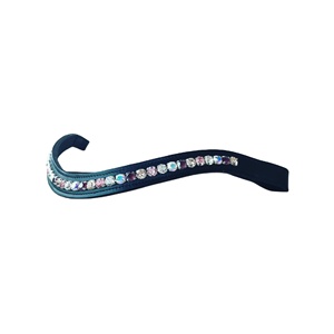 Saman exporte un bracelet en cuir exclusif avec décoration en strass rose clair, violet et argent Fabricant et fournisseur - Product Image 2