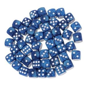 Dado D6 de resina hecha a mano con patrón de resina, ecológico, portátil, de 6 caras, con esquinas redondeadas, estándar, para el juego Yahtzee - Product Image 3