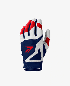 Guantes de Bateo de Béisbol y Sóftbol Unisex de Cuero PU con Malla Elástica, Ligeros, Duraderos, con Logotipo Bordado Personalizado, Pedido al por Mayor - Product Image 1
