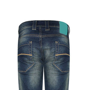 Jeans de Mezclilla Rectos de Cintura Alta para Hombre, Marca Personalizada, 100% Algodón, Secado Rápido, Transpirables, Ecológicos, Casuales - Product Image 5