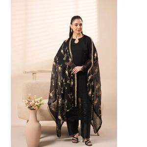 Vestidos de Mujer de Alta Calidad para Otoño e Invierno, Estilo Pakistaní e Indio, Formales, Casuales, para Fiestas, Nuevas Llegadas, Conjuntos de Salwar Kameez y Kurti de Organza - Product Image 1