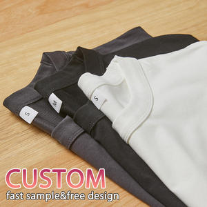 T-shirts en coton 100% tricoté de haute qualité, coupe classique, design uni, écologiques, 240 grammes, séchage rapide, respirants pour hommes - Product Image 2