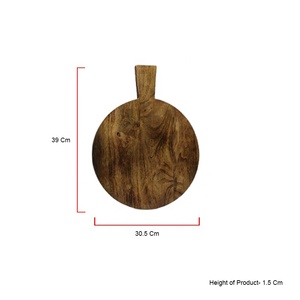 Tabla de cortar de madera de mango personalizada de lujo 2023, utensilios de cocina pequeños hechos a mano, lavavajillas quemado Natural multiusos ecológico - Product Image 2