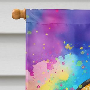 ธงบ้านฮิปปี้ด็อว์คหลากสีขนาดใหญ่หลากสีสำหรับตกแต่งเสาแบนเนอร์ตกแต่งสนามแบบแขวนผนังทำจากโพลีเอสเตอร์ที่ทนทาน - Product Image 3