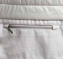 Chaqueta para Hombre Ligera de Invierno con Capucha de Malla Híbrida, Servicio OEM Disponible, Chaqueta Híbrida Clásica para Mujer, Chaqueta Acolchada Blanca Personalizada al por Mayor - Product Image 6