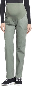 Blouse de travail vert olive pour femme, col en V, avec liens latéraux et poches, uniformes d'hôpital - Product Image 3