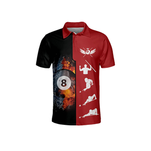 เสื้อทีมสนุกเกอร์และบิลเลียดชายคุณภาพสูง ปรับแต่งได้ พิมพ์ลายตามสั่ง ออกแบบเสื้อสนุกเกอร์ของคุณเอง - Product Image 2