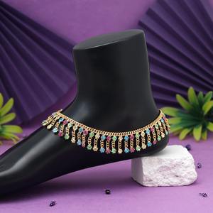 OM Fashion Studio Pulsera tobillera de plata clásica Cadena de pie multifunción ligera para mujeres y niñas - Product Image 5