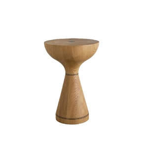 Table basse ronde moderne en bois, design minimaliste, fabrication artisanale, mobilier de salon, configuration gigogne, tables décoratives - Product Image 6