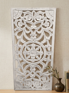 Premium Antique Hand Carved MDF Wood <b>Decorative</b> Long Wall Decal Room Office Home <b>Decor</b> Diwali Traditional Design Wholesale - Product Image 6