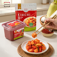 Kimchi au radis 450g - Kimchi JONGGA n°1 Corée - Prêt à consommer - Durée de conservation de 6 mois - Kimchi probiotique fermenté authentique
