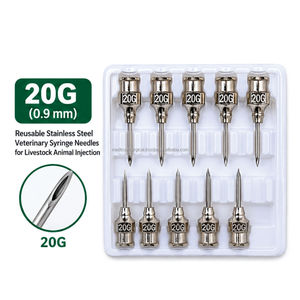 เข็มฉีดยาสัตว์สแตนเลสแบบใช้ซ้ำได้สำหรับปศุสัตว์ ขนาด 20G 22G 24G 32G Medtrust คุณภาพสูงสำหรับการผ่าตัด มาตรฐาน ISO/CE - Product Image 2