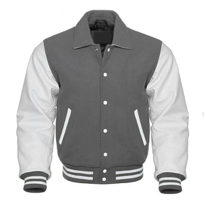 Chaquetas Varsity de Béisbol para Hombre, Nueva Colección de Ropa Deportiva de Invierno, Cuello Alto, Logotipo Frontal, 100% Algodón Ecológico - Product Image 1