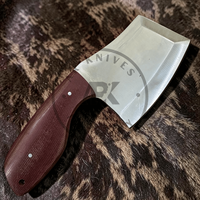 Couteau de boucher vintage en acier Damas fait main, petit hachoir, couteaux de cuisine écologiques haut de gamme, fournisseur en gros B2B KNIVES