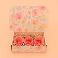 Boîtes d'expédition pliables en carton ondulé personnalisées en matériaux recyclés écologiques avec gaufrage/revêtement UV, pelliculage brillant/mat pour cadeaux