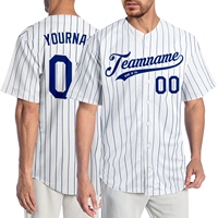 Vente en gros directe OMMIZ INDUSTRY Maillot de baseball personnalisé noir blanc-rouge authentique