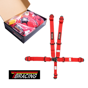 ชุดสายรัดนิรภัยแบบ 5 จุด SFI 16.1 TBRACING SF 501 สำหรับรถควอเตอร์มิดเจ็ท ผลิตจากโรงงานในไต้หวัน พร้อมโลโก้สั่งทำพิเศษ เพื่อความปลอดภัยระดับมืออาชีพ - Product Image 2