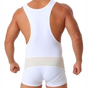 Custom Heat-Transfer Printed <b>Wrestling</b> <b>Singlets</b> Men's Sleeveless Uniforms Breathable Stretch Spandex/Polyester Lightweight Quick - Product Image 3