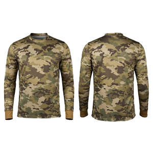 เสื้อเชิ้ตแขนยาวลายดอกไม้พรางตัวสำหรับผู้ชาย ซับเหงื่อ แห้งเร็ว กันน้ำ ผ้าโพลีเอสเตอร์แบบซักแล้ว เสื้อสำหรับกิจกรรมกลางแจ้งในฤดูใบไม้ร่วง - Product Image 2