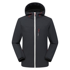 Outdoor <b>Men's</b> Eco-Friendly Waterproof Winter Canvas Nylon Stand Collar Warm Keeping Mountaineering <b>Soft</b> <b>Shell</b> <b>Jacket</b> - Product Image 2