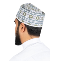 Topi Topi Oman gaya Afrika eksklusif pria, Topi untuk pria Afgani Masar atasan Afrika Nigeria buatan tangan Turki Omani Arab Kufiya Topi