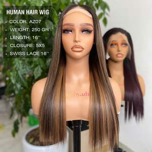 Perruques en cheveux vierges vietnamiens en gros, cheveux humains mélangés, couleurs variées, longueur jusqu'à 32 pouces, cheveux vierges provenant de filles vietnamiennes - Product Image 5