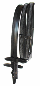 Cómoda y Suave Diadema de Cuero Genuino para Caballo con Cristales de Imitación, Accesorio de Brida Inglesa de Alta Calidad para Entrenamiento de Caballos - Product Image 5