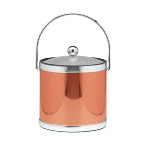 Durable Stainless Steel <b>Ice</b> <b>Bucket</b> <b>with</b> <b>Lid</b> and Handle for Parties Outdoor Use and Wine Beer Champagne Storage - Product Image 1