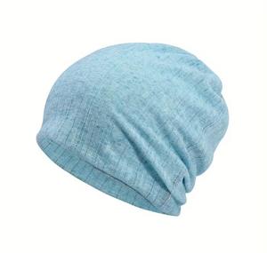 Unisex Acrylic Knitted <b>Beanie</b> Hat Color Blocking Casual Style Adult Winter Warm Breathable <b>Waterproof</b> Adjustable Headwear - Product Image 3
