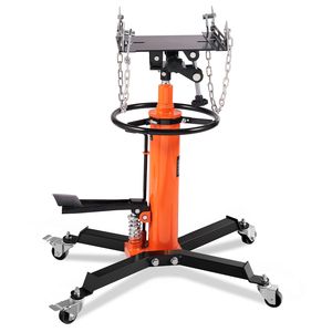 Martinetto Idraulico Telescopico per Trasmissione ad Alto Sollevamento 1322 LBS, Supporto per Sollevamento a Pavimento 32'-67' con Pedale Girevole a 360 Gradi per Manutenzione Veicoli - Product Image 6