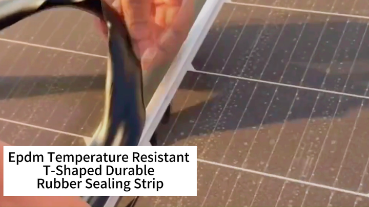 Extruded T Shape Rubber Seal Strip for Solar Panels